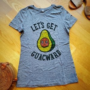 Wmns Sz M Let's Get GUACward Tee. NWOT